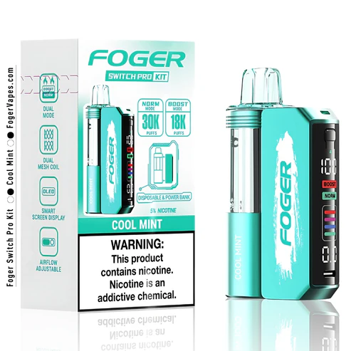 Cool Mint Foger Switch Pro Kit 30K Puffs