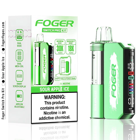 Sour Apple Ice Foger Switch Pro Kit 30K Puffs